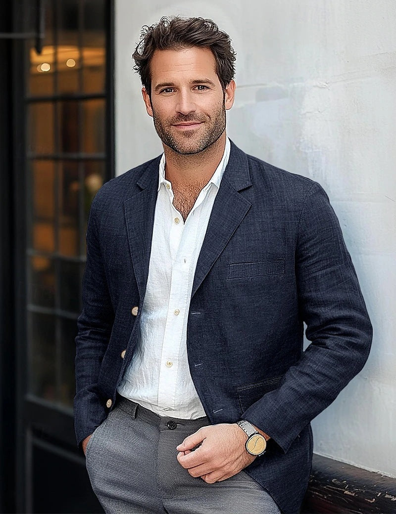 Ryan | Men's Casual Linen Blazer | Lightweight Sophistication for Every Occasion