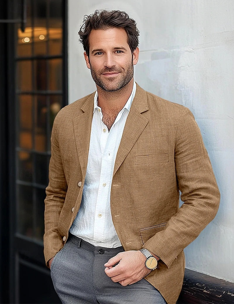 Ryan | Men's Casual Linen Blazer | Lightweight Sophistication for Every Occasion