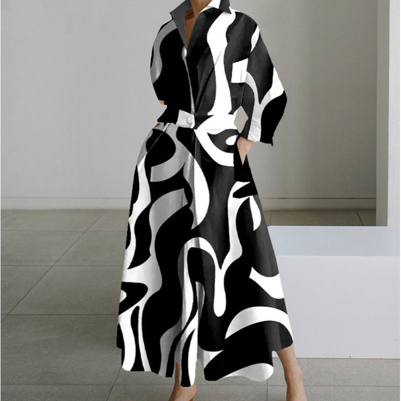 Beatrice | Front Wrap Collared Maxi Dress | Sophisticated and Timeless