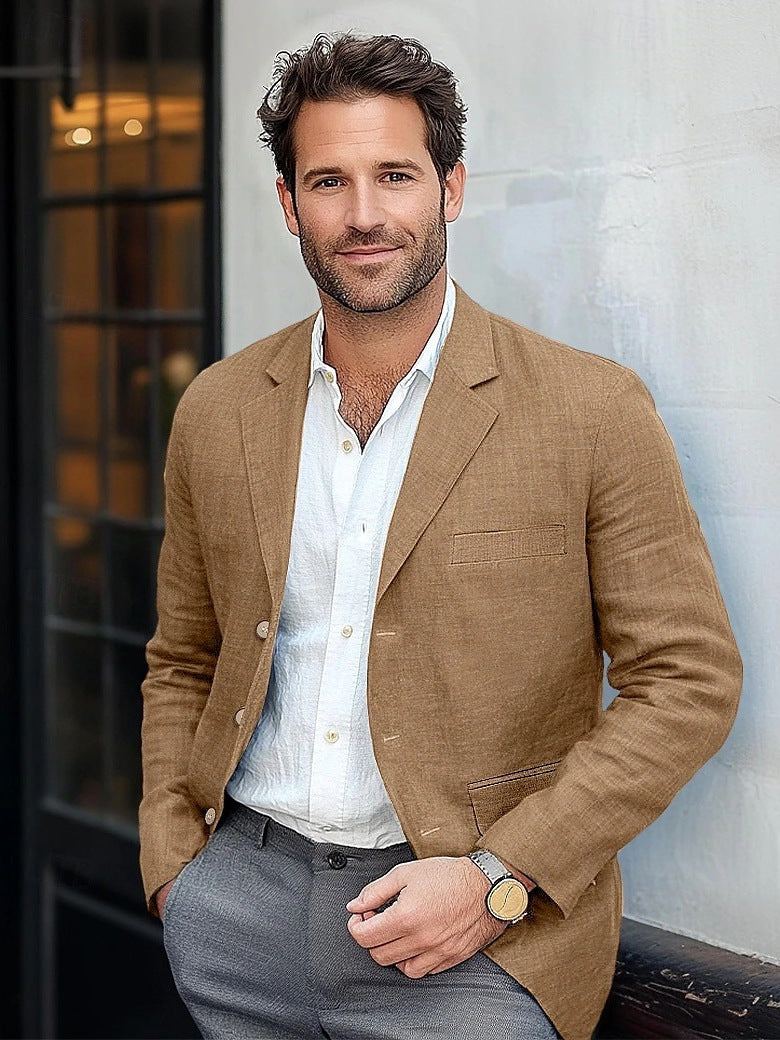 Ryan | Men's Casual Linen Blazer | Lightweight Sophistication for Every Occasion