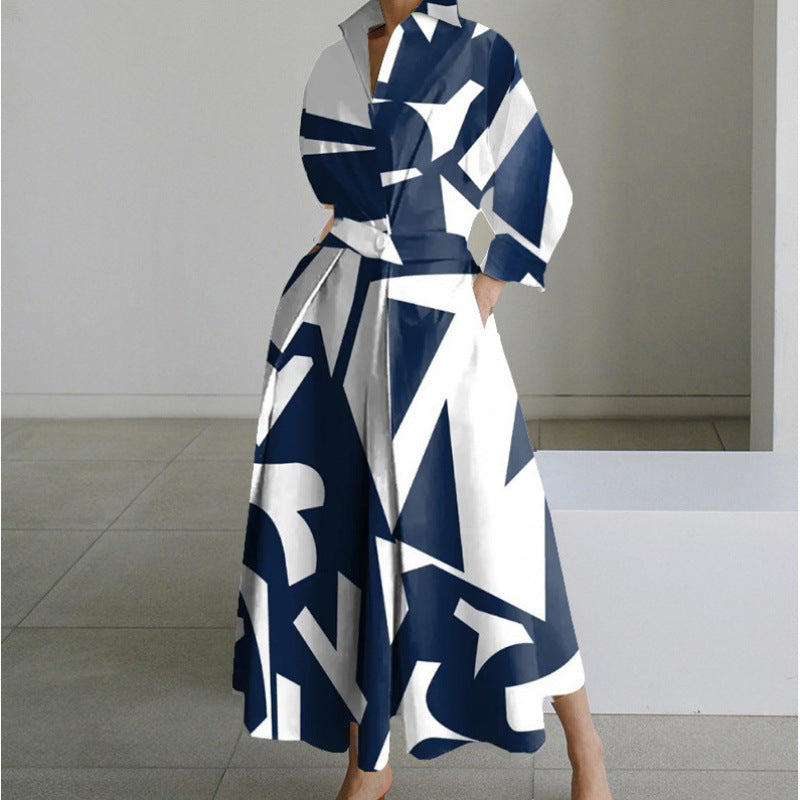 Beatrice | Front Wrap Collared Maxi Dress | Sophisticated and Timeless