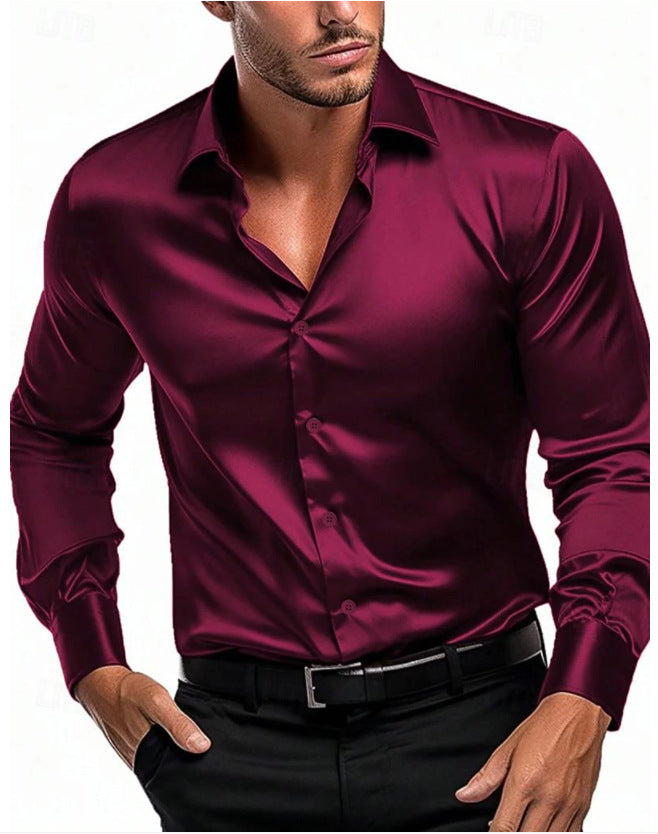 Nicola | Men's Silk Shirt | Timeless Elegance with Luxurious Comfort