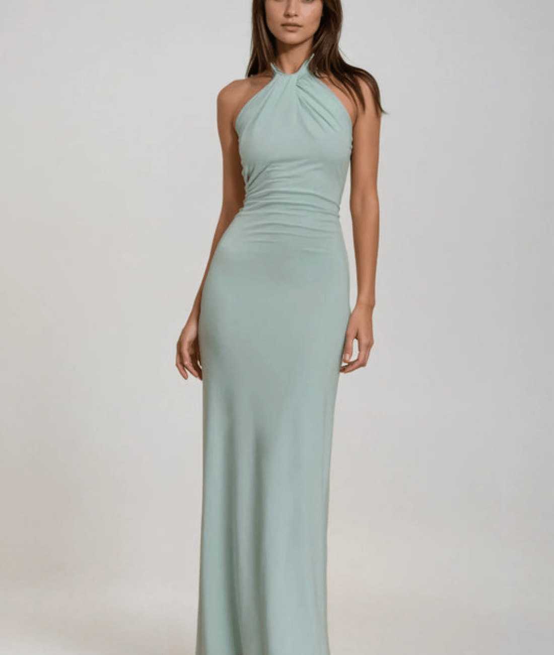 Eliana | Elegant Halter Neck Maxi Dress | Sleek Sophistication for Every Occasion