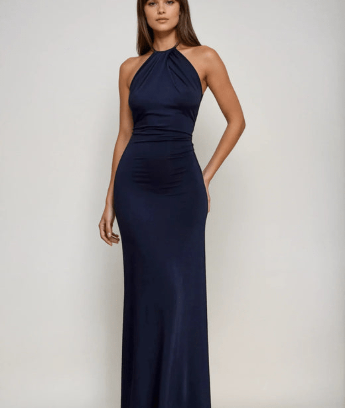 Eliana | Elegant Halter Neck Maxi Dress | Sleek Sophistication for Every Occasion