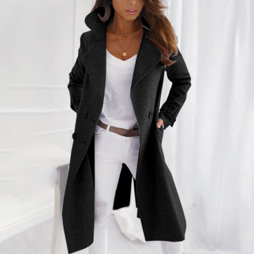 Elisa | Women's Elegant Winter Coat, Tailored Wool Blend Thermal Coat for Casual and Office Wear