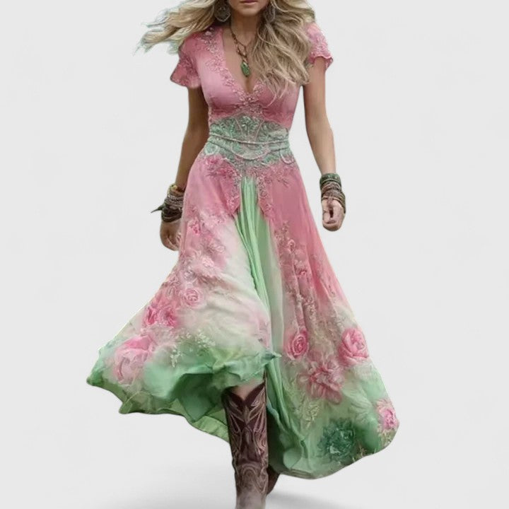 Madeline | Elegant Maxi Dress | Refined Beauty