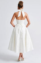 Annie | Sleeveless A-Line Midi Dress | Clean Lines & Everyday Elegance