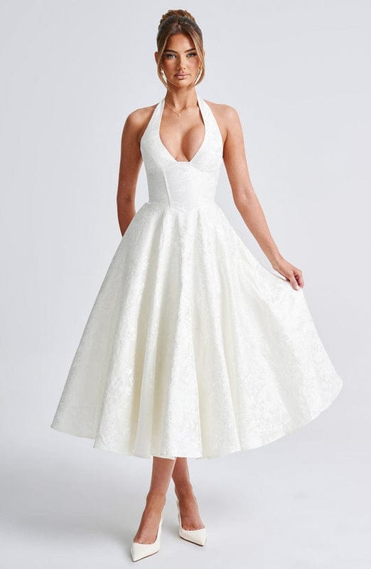 Annie | Sleeveless A-Line Midi Dress | Clean Lines & Everyday Elegance