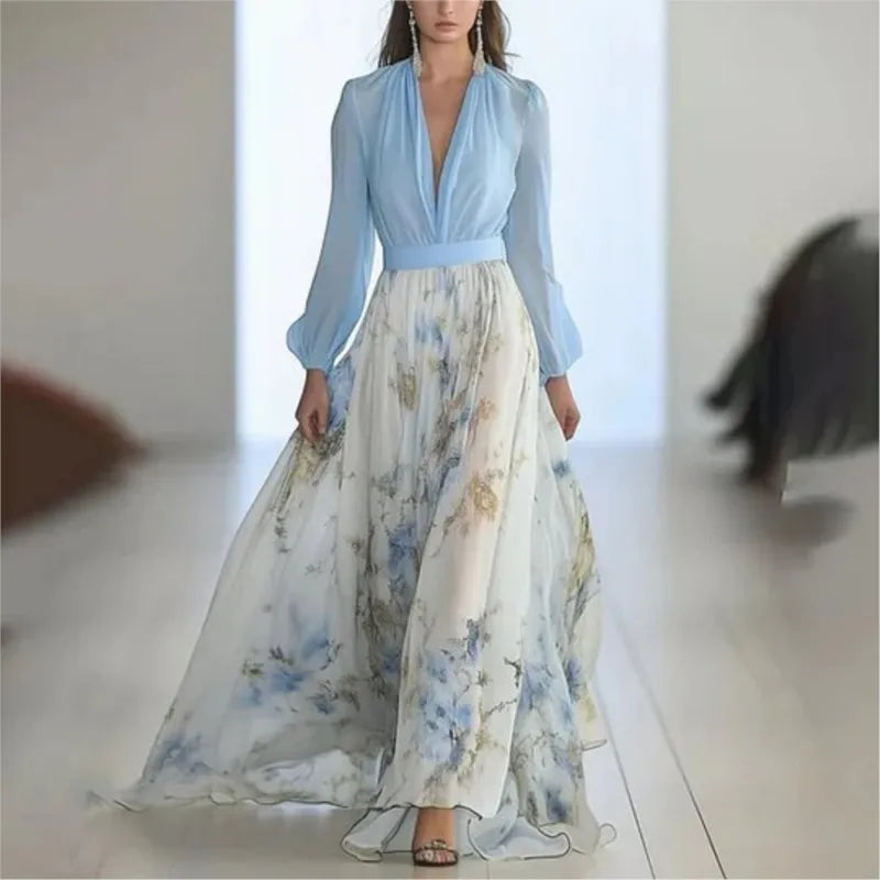 Clara | Floral Print Maxi Dress | Romantic and Effortless