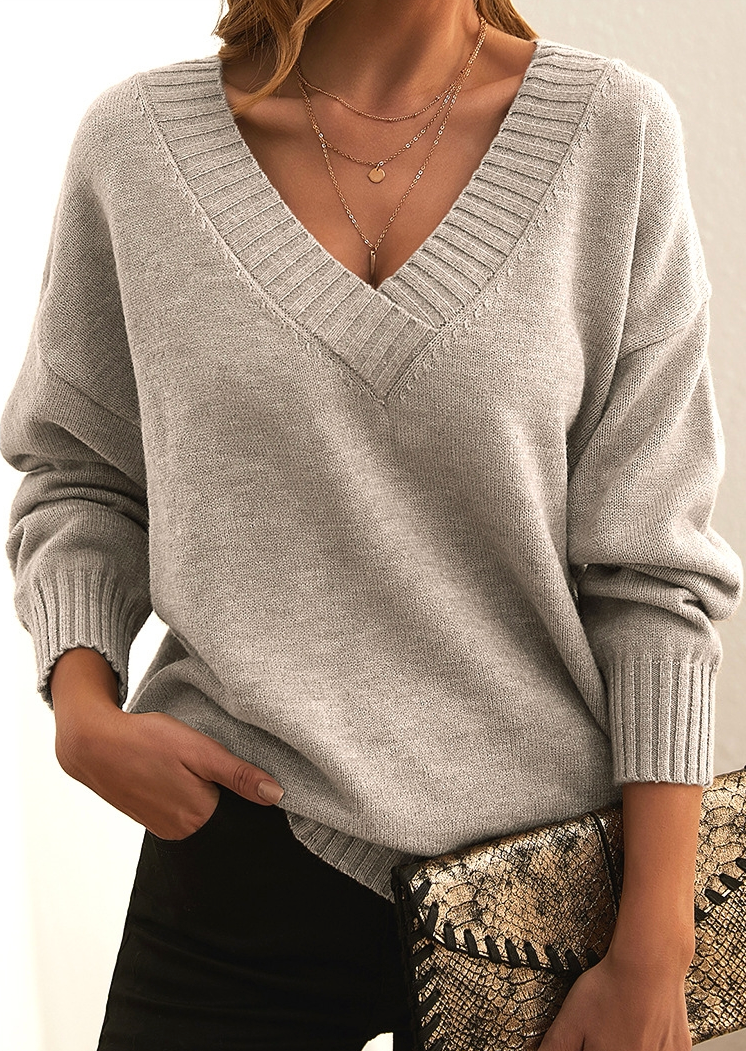 Rose | Women's Knit Sweater, Elegant Cashmere Winter Pullover for Casual Wear