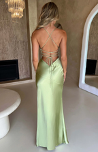 Rhian | Women’s High Slit Maxi Dress | Effortless Glamour and Elegant Sophistication