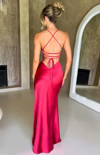 Rhian | Women’s High Slit Maxi Dress | Effortless Glamour and Elegant Sophistication