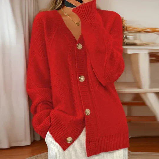 Aileen | Women's Cotton Cardigan, Timeless Lightweight Knit Cardigan for Casual Wear