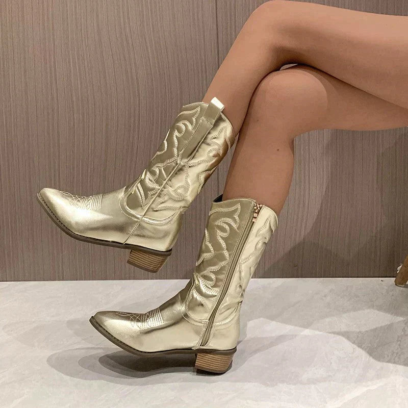 Megan | Elegant Comfortable Cowboy Boots | Timeless Western Style with Lasting Comfort