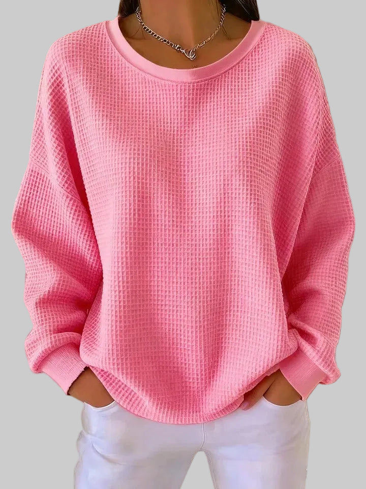 Adriana | Women's Textured Sweater, Lightweight Knit Spring Sweater for Casual Wear