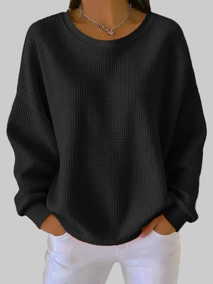 Adriana | Women's Textured Sweater, Lightweight Knit Spring Sweater for Casual Wear