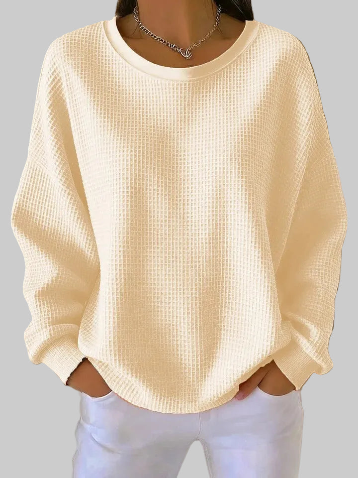 Adriana | Women's Textured Sweater, Lightweight Knit Spring Sweater for Casual Wear