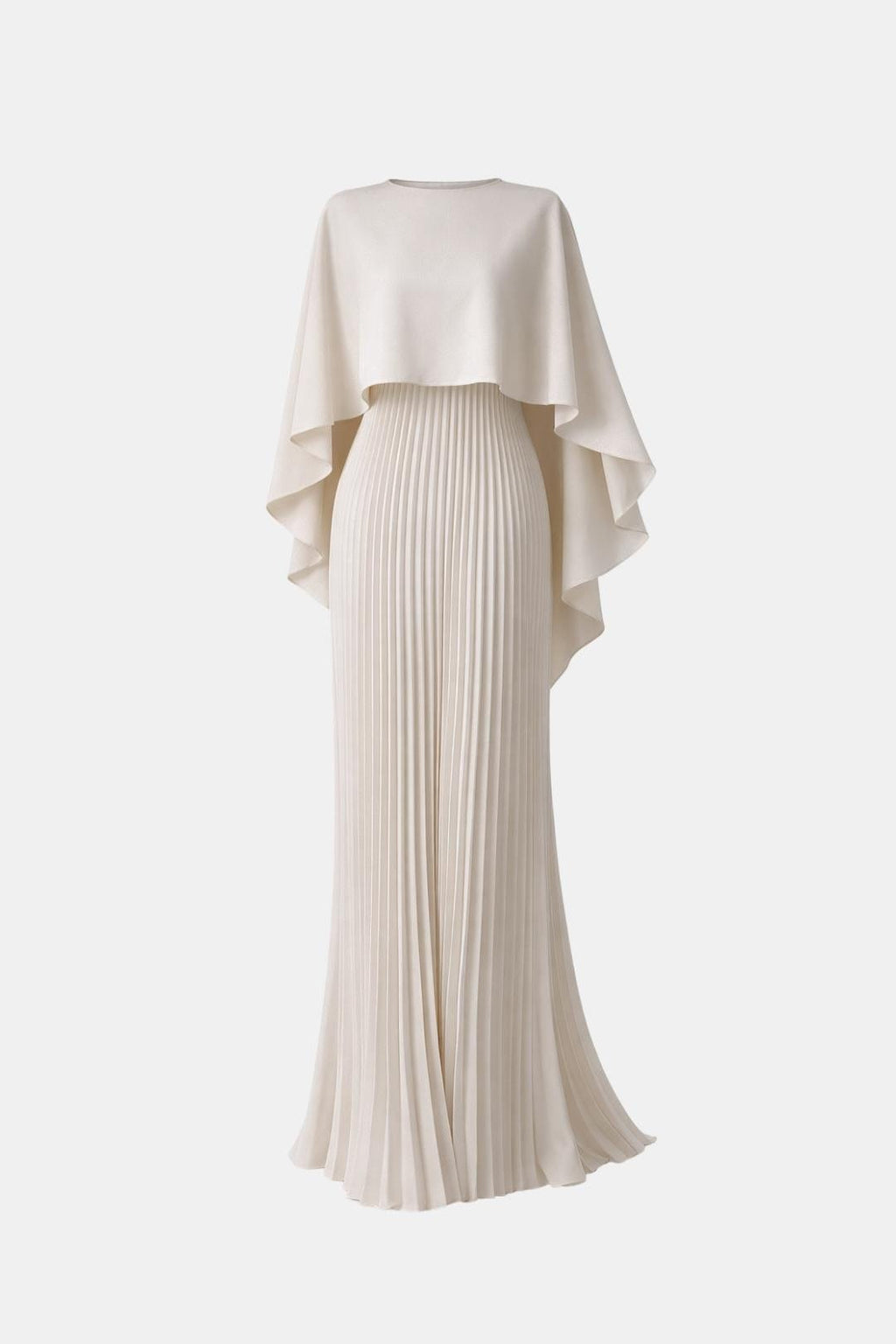 Dorothy | Pleated Chiffon Maxi Dress | High Neck & Effortless Grace
