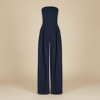Emilia | Women’s Satin Bodice Jumpsuit | Luxury Elegance with a Tailored Silhouette