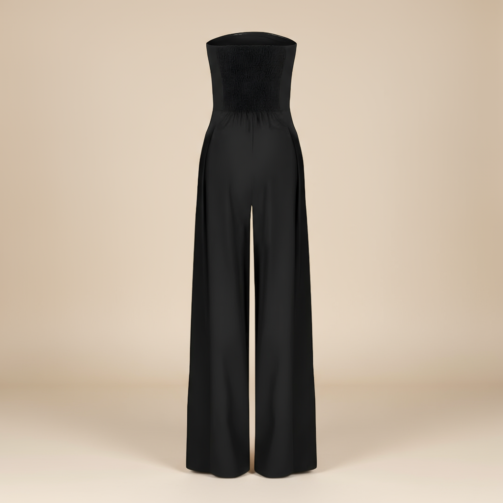 Emilia | Women’s Satin Bodice Jumpsuit | Luxury Elegance with a Tailored Silhouette