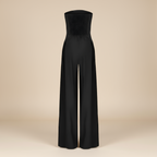 Emilia | Women’s Satin Bodice Jumpsuit | Luxury Elegance with a Tailored Silhouette