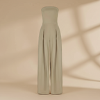 Emilia | Women’s Satin Bodice Jumpsuit | Luxury Elegance with a Tailored Silhouette