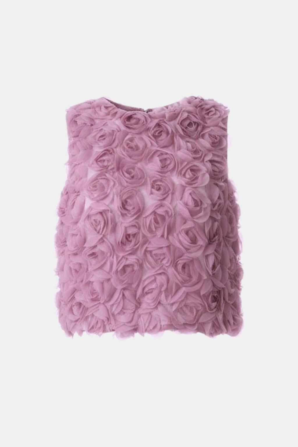 Valeria | Women's Textured Floral Blouse | Elegant Rose Design