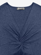 Molly | V Neck Ruched Mini Dress for Women | Casual Chic Everyday Style