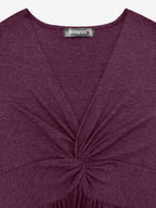 Molly | V Neck Ruched Mini Dress for Women | Casual Chic Everyday Style