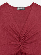 Molly | V Neck Ruched Mini Dress for Women | Casual Chic Everyday Style