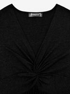 Molly | V Neck Ruched Mini Dress for Women | Casual Chic Everyday Style