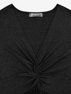 Molly | V Neck Ruched Mini Dress for Women | Casual Chic Everyday Style
