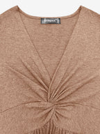 Molly | V Neck Ruched Mini Dress for Women | Casual Chic Everyday Style