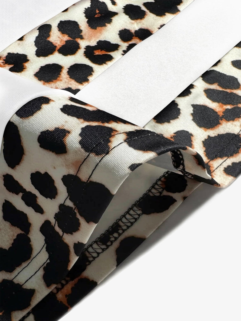 Poppy | Leopard Print Patchwork T-Shirt Dress | Effortless Casual Chic