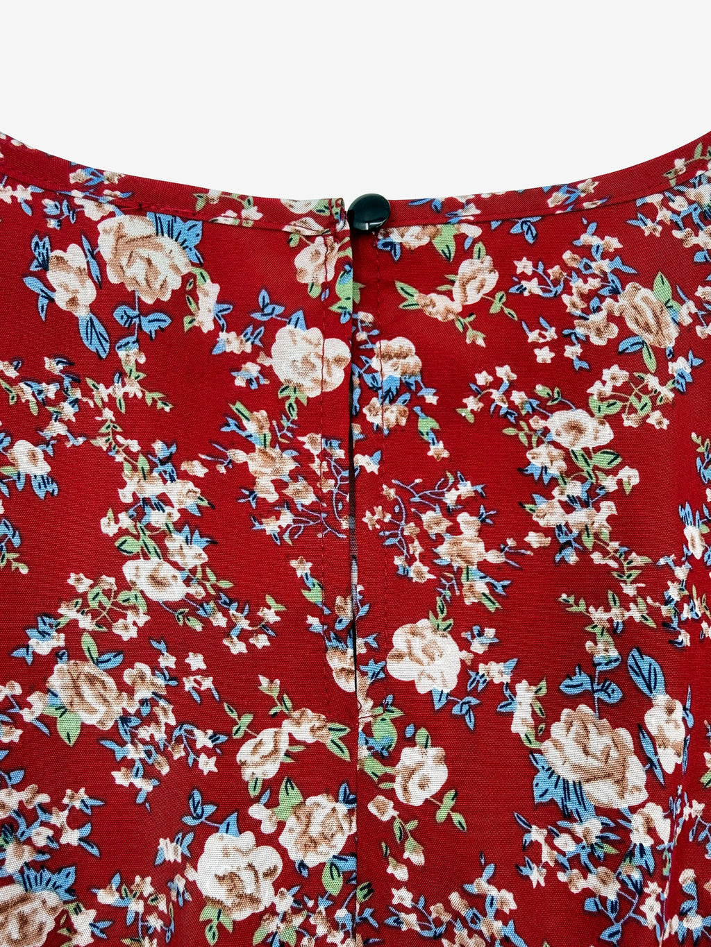 Eva | Floral Puff Sleeve Midi Dress | Feminine and Effortlessly Chic