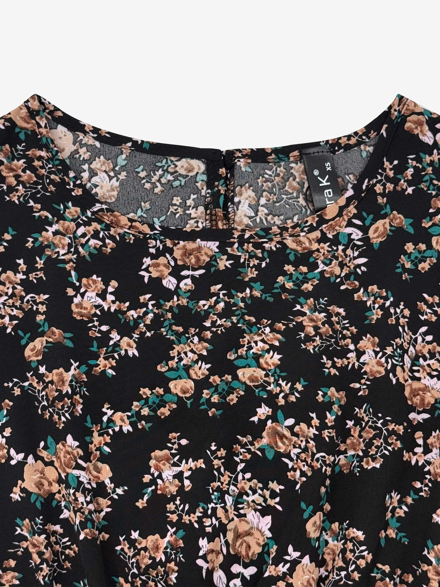 Eva | Floral Puff Sleeve Midi Dress | Feminine and Effortlessly Chic