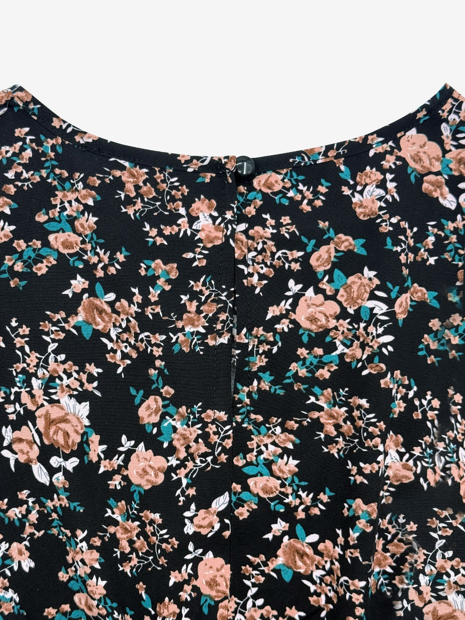 Eva | Floral Puff Sleeve Midi Dress | Feminine and Effortlessly Chic
