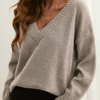 Rose | Women's Knit Sweater, Elegant Cashmere Winter Pullover for Casual Wear