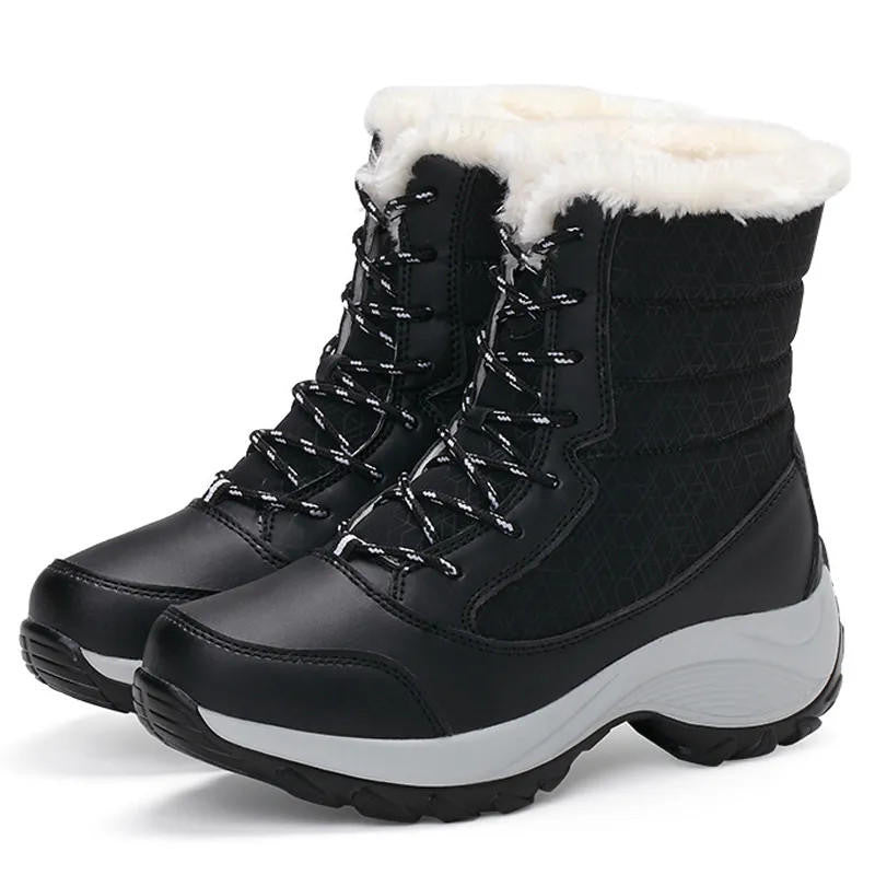 Emelia | Women's Waterproof Snow Boots, Insulated Winter Boots for Cold Weather