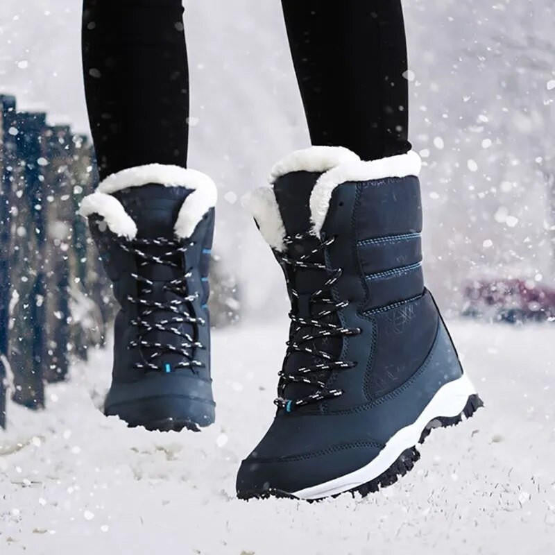 Emelia | Women's Waterproof Snow Boots, Insulated Winter Boots for Cold Weather
