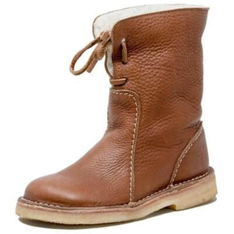 Aenne | Women's Winter Snow Boots, Faux Fur Lined Insulated Boots for Cold Weather