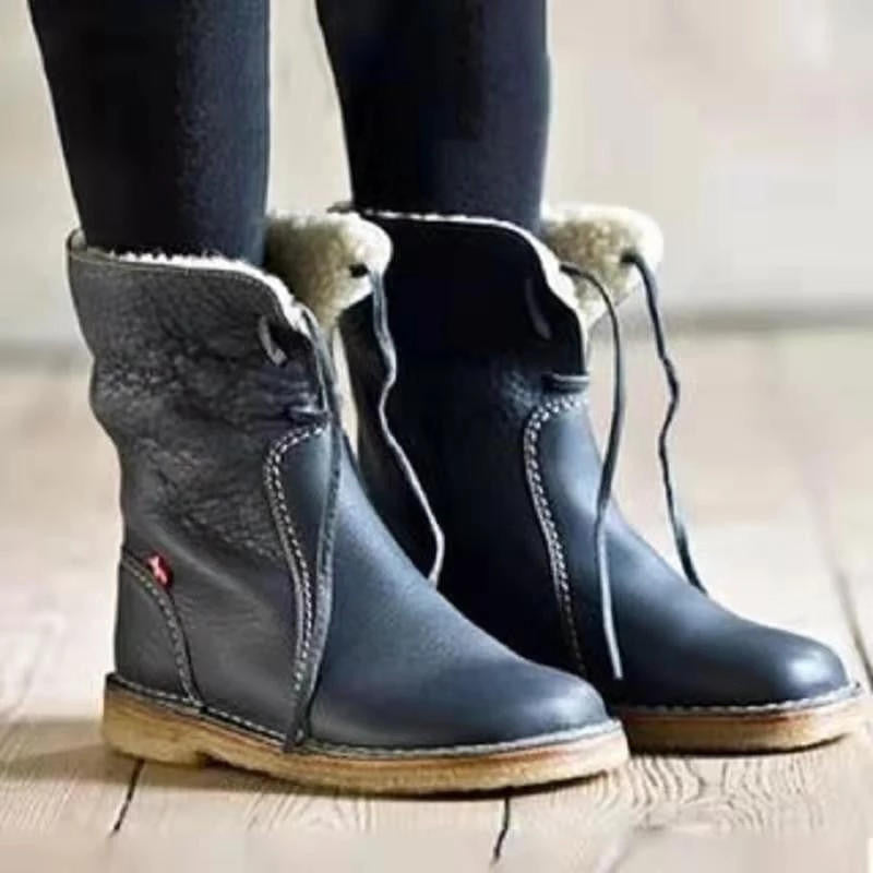 Aenne | Women's Winter Snow Boots, Faux Fur Lined Insulated Boots for Cold Weather
