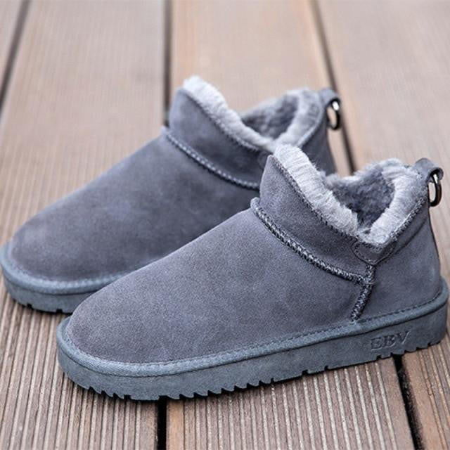 Else | Women's Faux Fur Lined Ankle Boots, Non-Slip Winter Boots