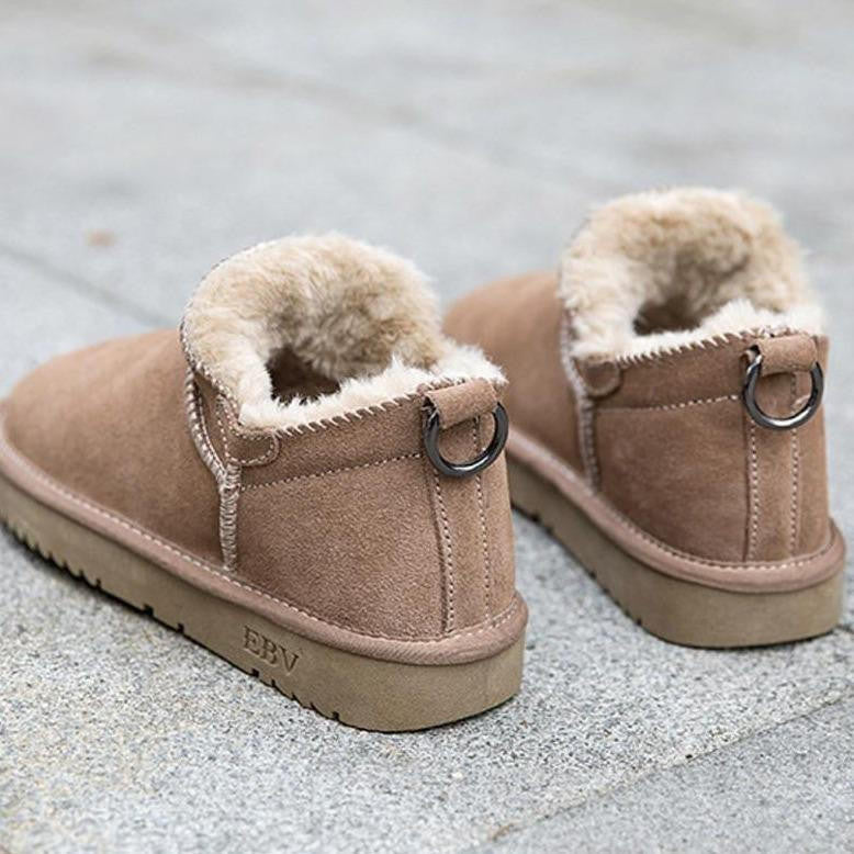 Else | Women's Faux Fur Lined Ankle Boots, Non-Slip Winter Boots