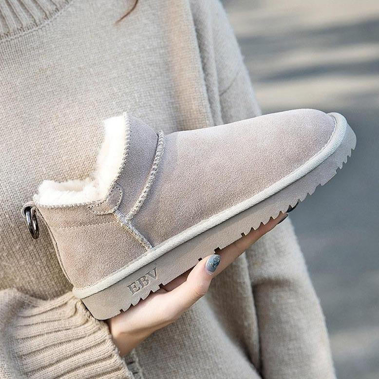 Else | Women's Faux Fur Lined Ankle Boots, Non-Slip Winter Boots