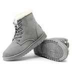 Alina | Women's Faux Fur Lined Ankle Boots, Cozy Winter Boots