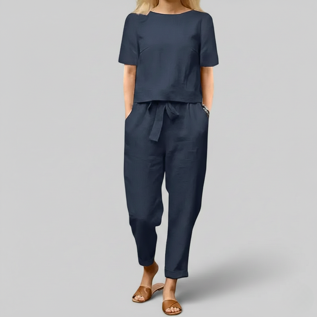 Alessa | Women’s Casual Summer Lounge Jumpsuit | Relaxed Chic One-Piece Outfit
