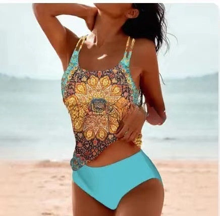 Karen | Women's Printed Tankini Swimsuit | Stylish Comfort for Every Beach Day