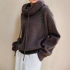 Velina | Women's Merino Wool Turtleneck Sweater, Thermal Winter Knit Pullover