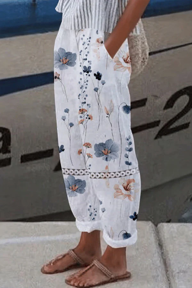 Camila | Women's Printed Pantalon | Casual Comfort with Unique Style